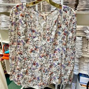 Rebecca Taylor Floral Blouse Size 6
